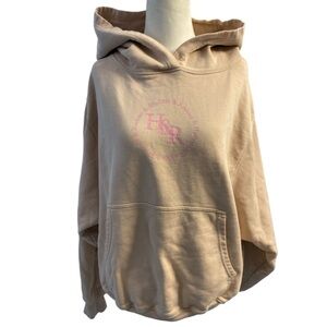 Brunette The Label Radiate & Hydrate Tan Pink Hoodie Size L//XL